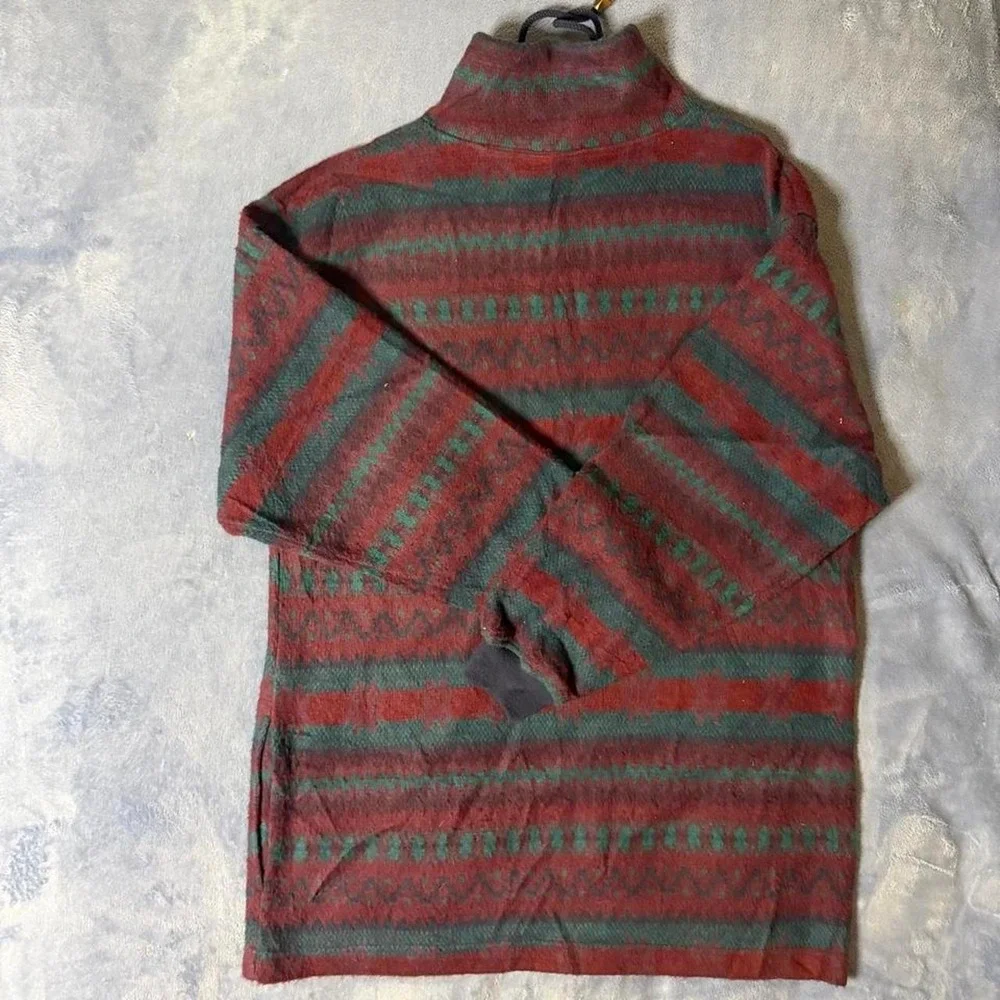 vintage Santana multi coloured quarter zip sweatshirt Size L